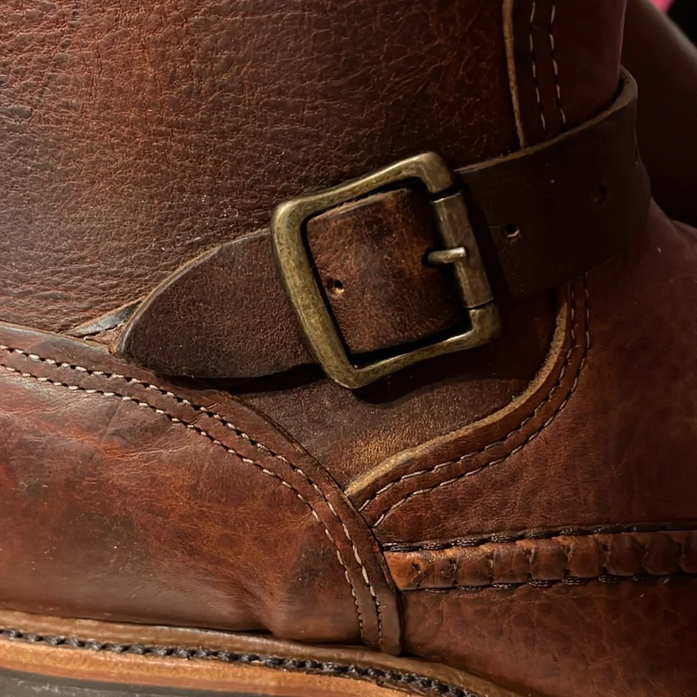 Exclusively King Ranch X Chippewa Brown Leather Boots 8EE
